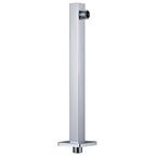 Barra de soporte ducha cuadrada acero inox 201 plateado 30 cm