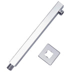 Barra de soporte ducha cuadrada acero inox 201 plateado 30 cm