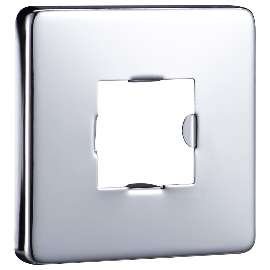 Barra de soporte ducha cuadrada acero inox 201 plateado 30 cm