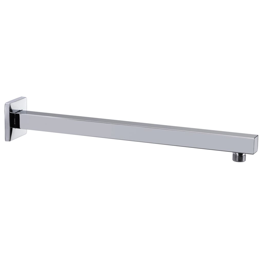 Barra de soporte ducha cuadrada acero inox 201 negro 40 cm