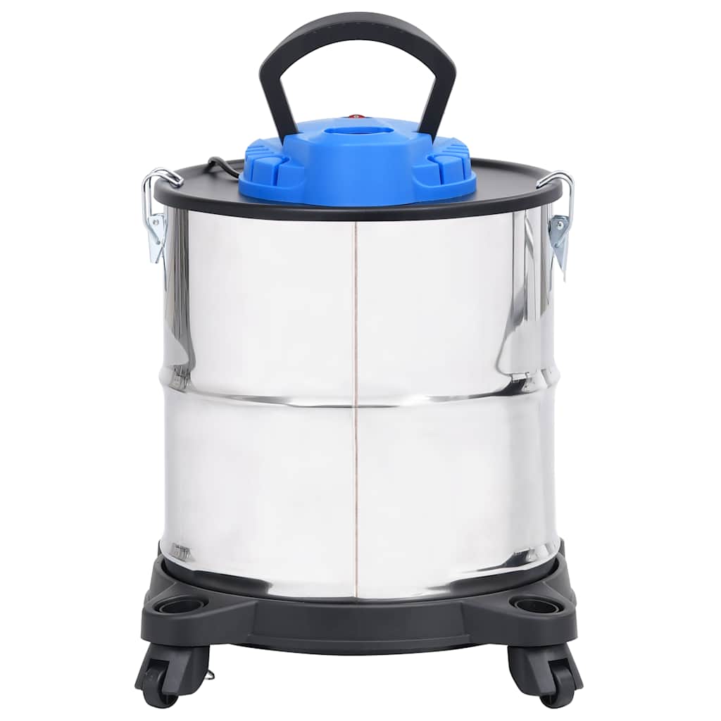 Aspiradora de cenizas filtro HEPA 1200 W 20 L acero inoxidable