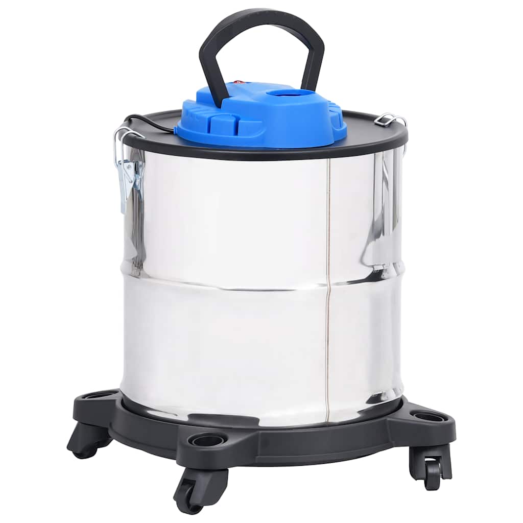 Aspiradora de cenizas filtro HEPA 1200 W 20 L acero inoxidable