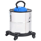 Aspiradora de cenizas filtro HEPA 1200 W 20 L acero inoxidable