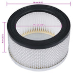 Filtros HEPA para aspiradoras de ceniza 2 uds lavables