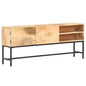 Solid mango wood sideboard 145x30x60 cm