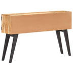 Aparador de madera maciza de acacia 120x30x75 cm