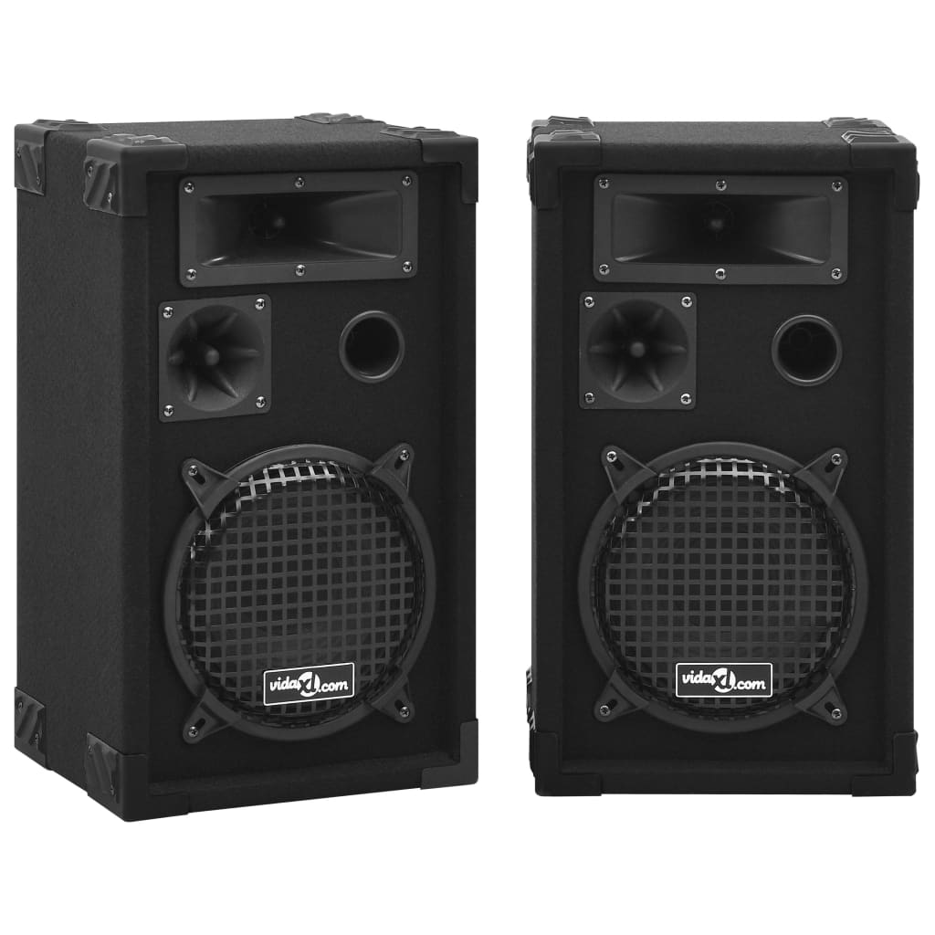 Altavoces pasivos escenario profesional hifi 2 uds 800 W negro