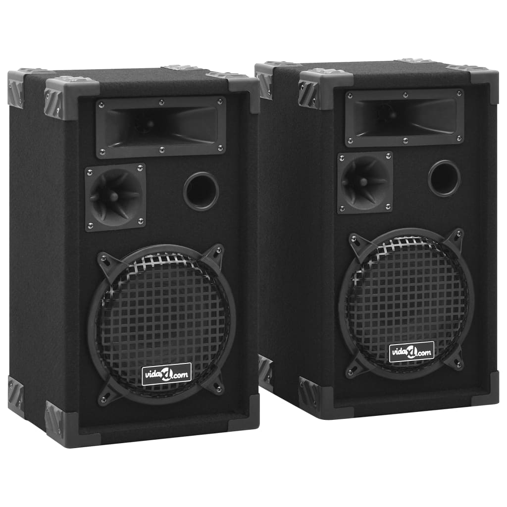 Altavoces pasivos escenario profesional hifi 2 uds 800 W negro