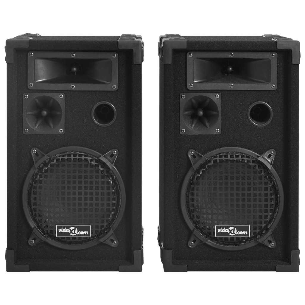 Altavoces pasivos escenario profesional hifi 2 uds 800 W negro