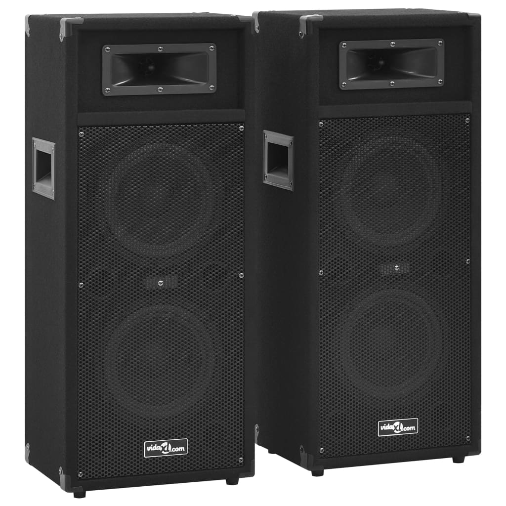 Altavoces escenario profesional HiFi pasivos 2 uds 1000W negro