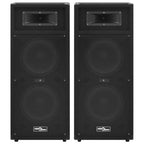Altavoces escenario profesional HiFi pasivos 2 uds 1000W negro