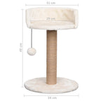 Árbol para gatos con poste rascador hierba marina 49 cm