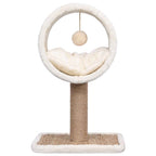 Árbol para gatos túnel superior y juguete hierba marina 56 cm