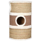 Barril rascador para gatos hierba marina 60 cm