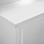 Mesas de trabajo puertas correderas 2 ud acero 240x50x(95-97)cm