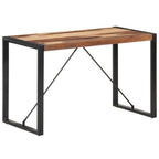 Mesa de comedor de madera maciza 120x60x75 cm