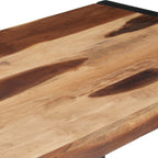 Mesa de comedor de madera maciza 120x60x75 cm