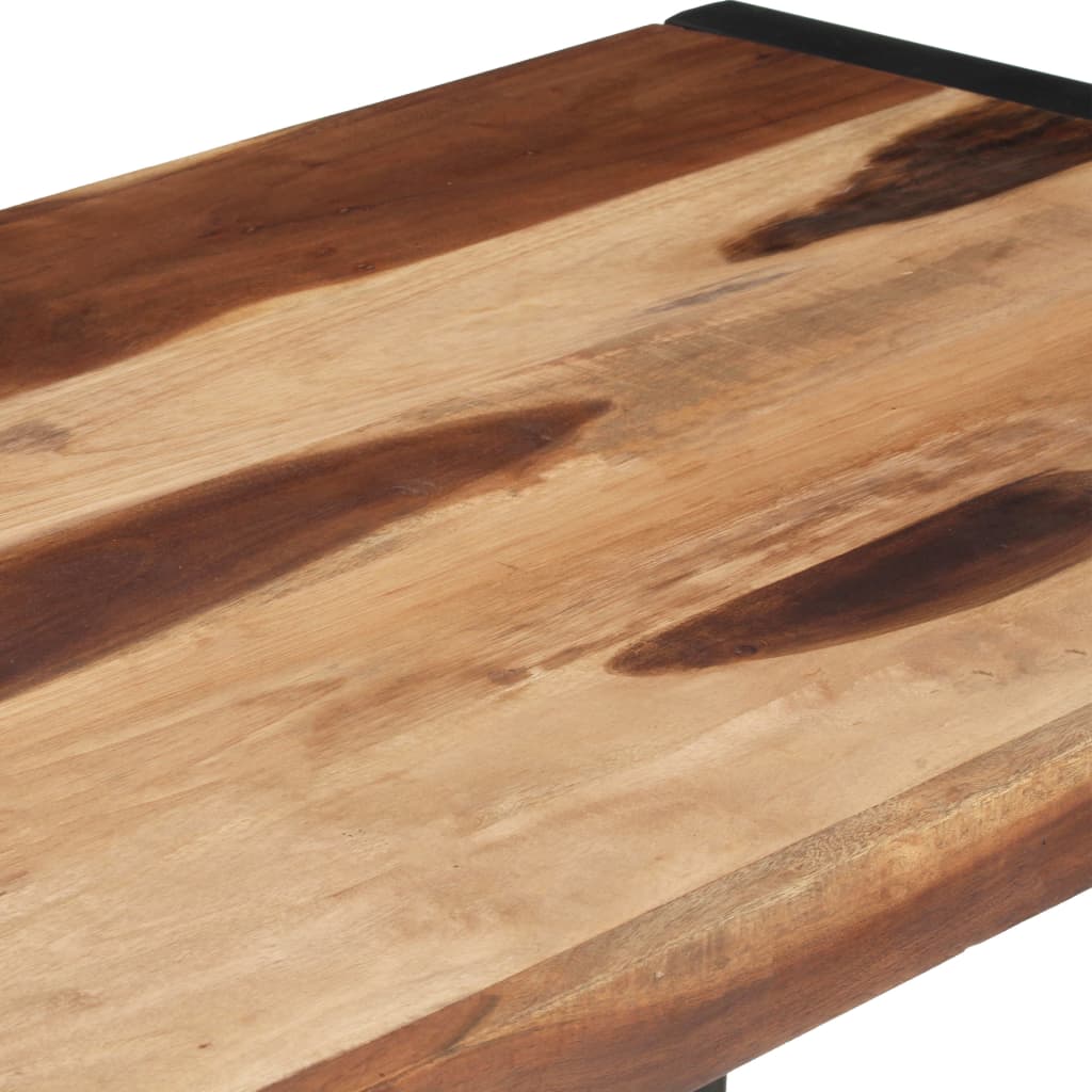 Mesa de comedor de madera maciza 120x60x75 cm