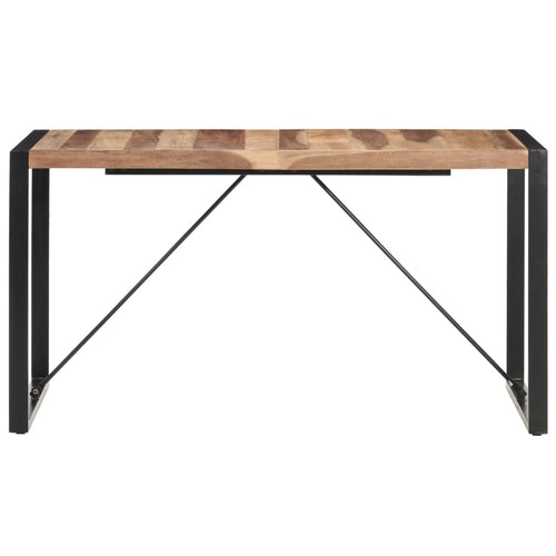Solid wood dining table 140x70x75 cm