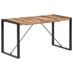 Mesa de comedor madera maciza 140x70x75 cm