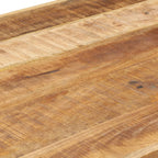 Mesa de comedor madera maciza de mango rugosa 120x60x75 cm