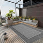 Black PP outdoor rug 160x230 cm