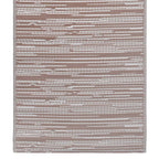 Brown outdoor PP rug 120x180 cm