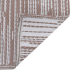 Brown outdoor PP rug 120x180 cm