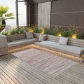 Brown outdoor PP rug 120x180 cm