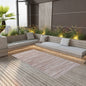 Tapete de exterior em PP castanho 120x180 cm