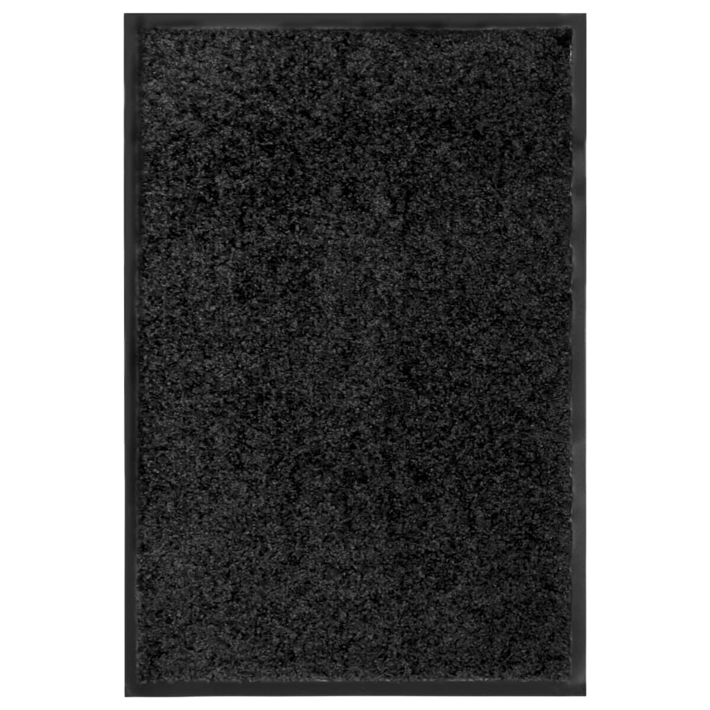 Felpudo lavable azul 120x180 cm