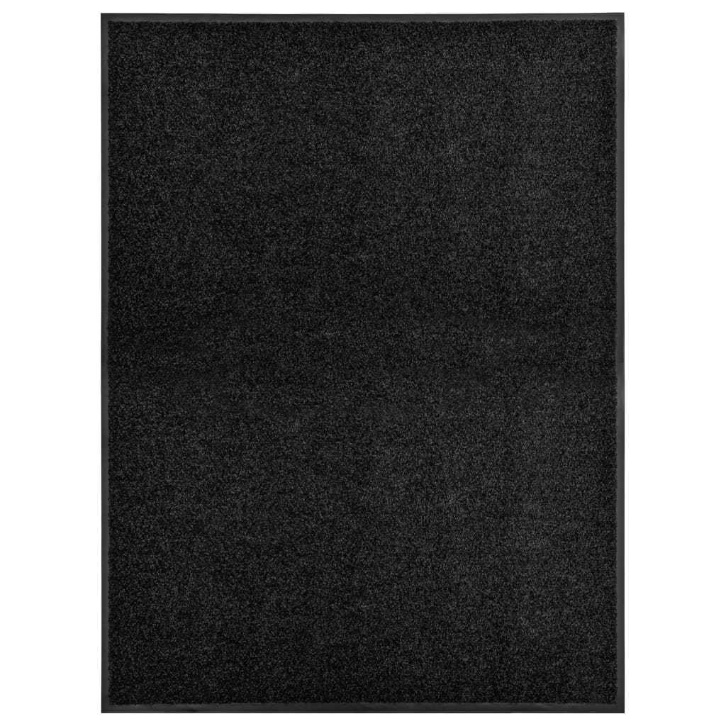Felpudo lavable azul 120x180 cm