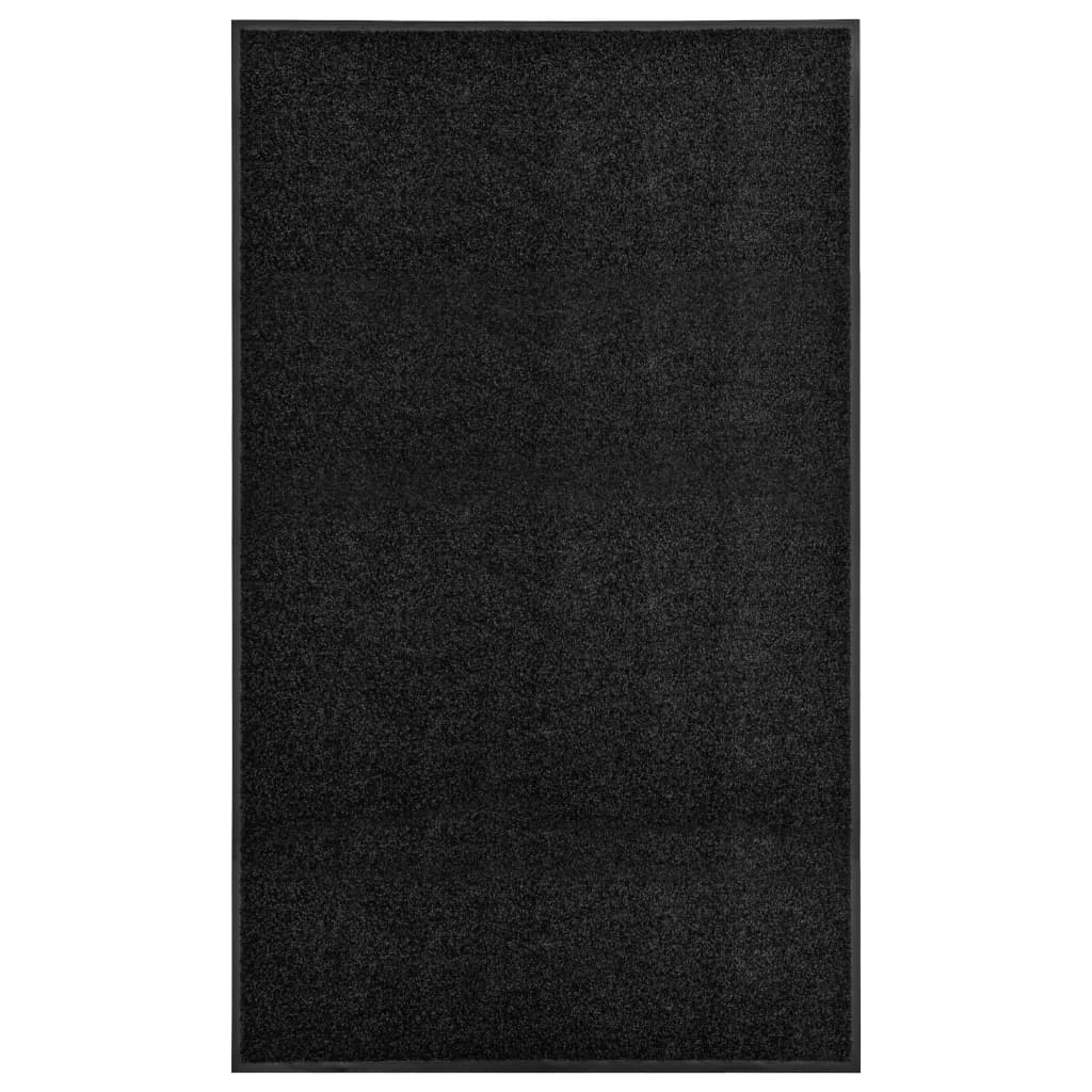 Felpudo lavable azul 120x180 cm