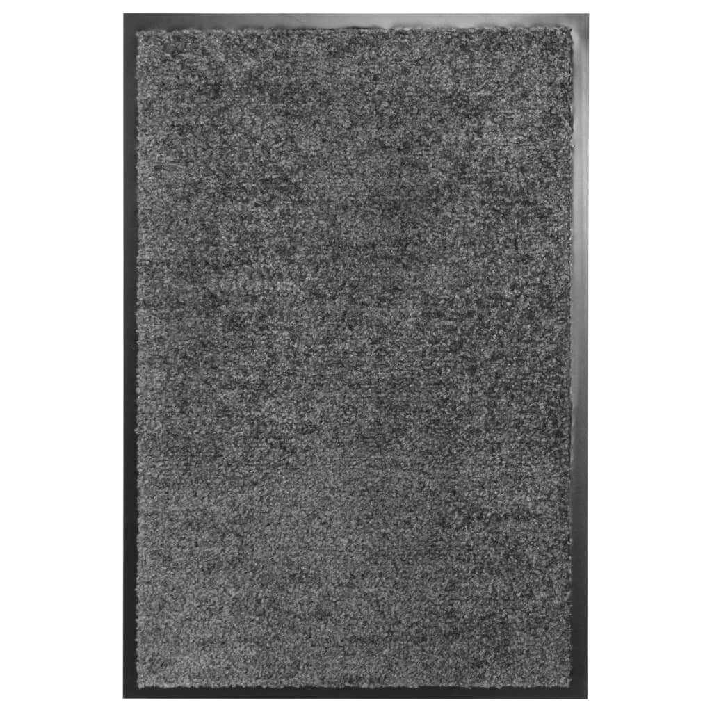 Felpudo lavable azul 120x180 cm