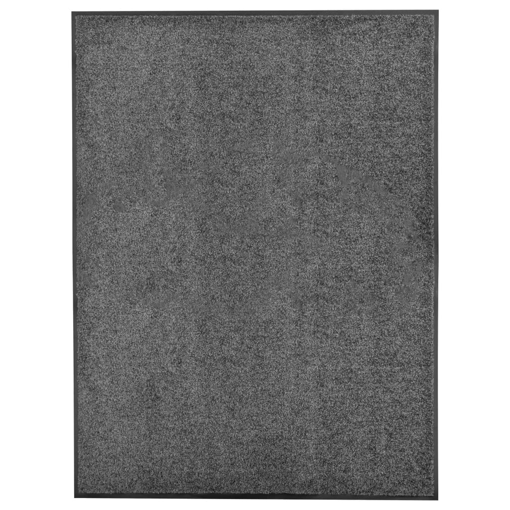 Felpudo lavable azul 120x180 cm