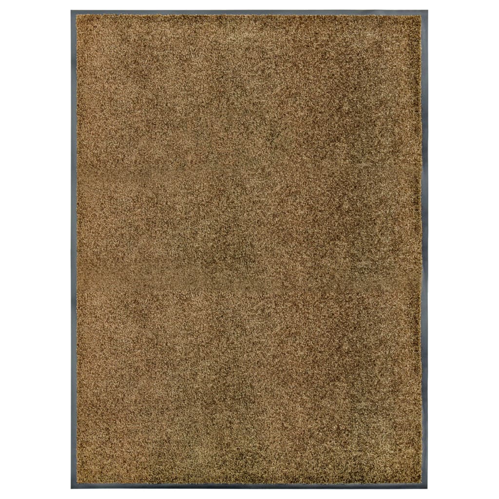 Felpudo lavable azul 120x180 cm