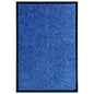 Felpudo lavable azul 120x180 cm