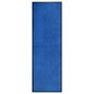 Felpudo lavable azul 120x180 cm