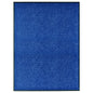 Felpudo lavable azul 120x180 cm