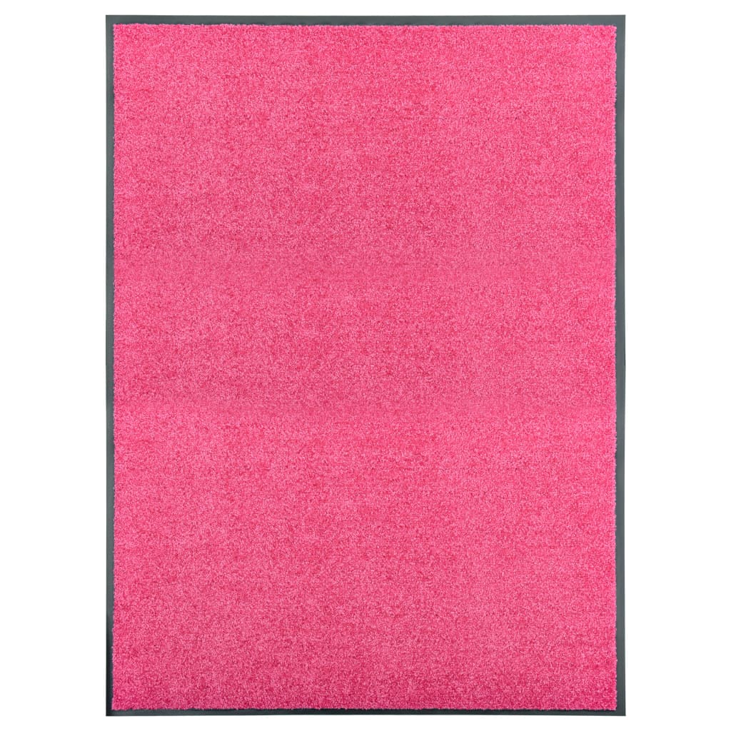 Felpudo lavable azul 120x180 cm