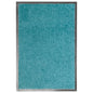 Felpudo lavable azul 120x180 cm