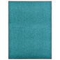 Felpudo lavable azul 120x180 cm