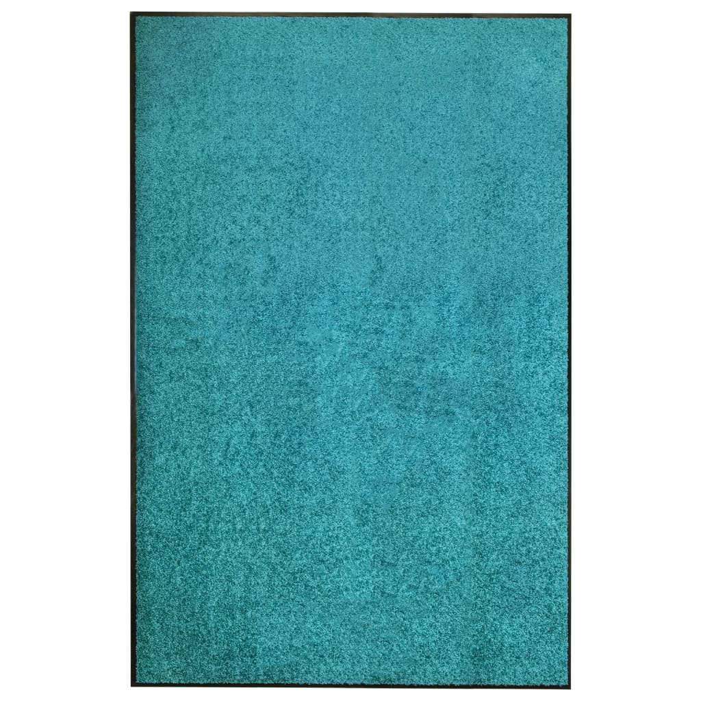 Felpudo lavable azul 120x180 cm