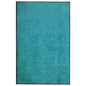Felpudo lavable azul 120x180 cm