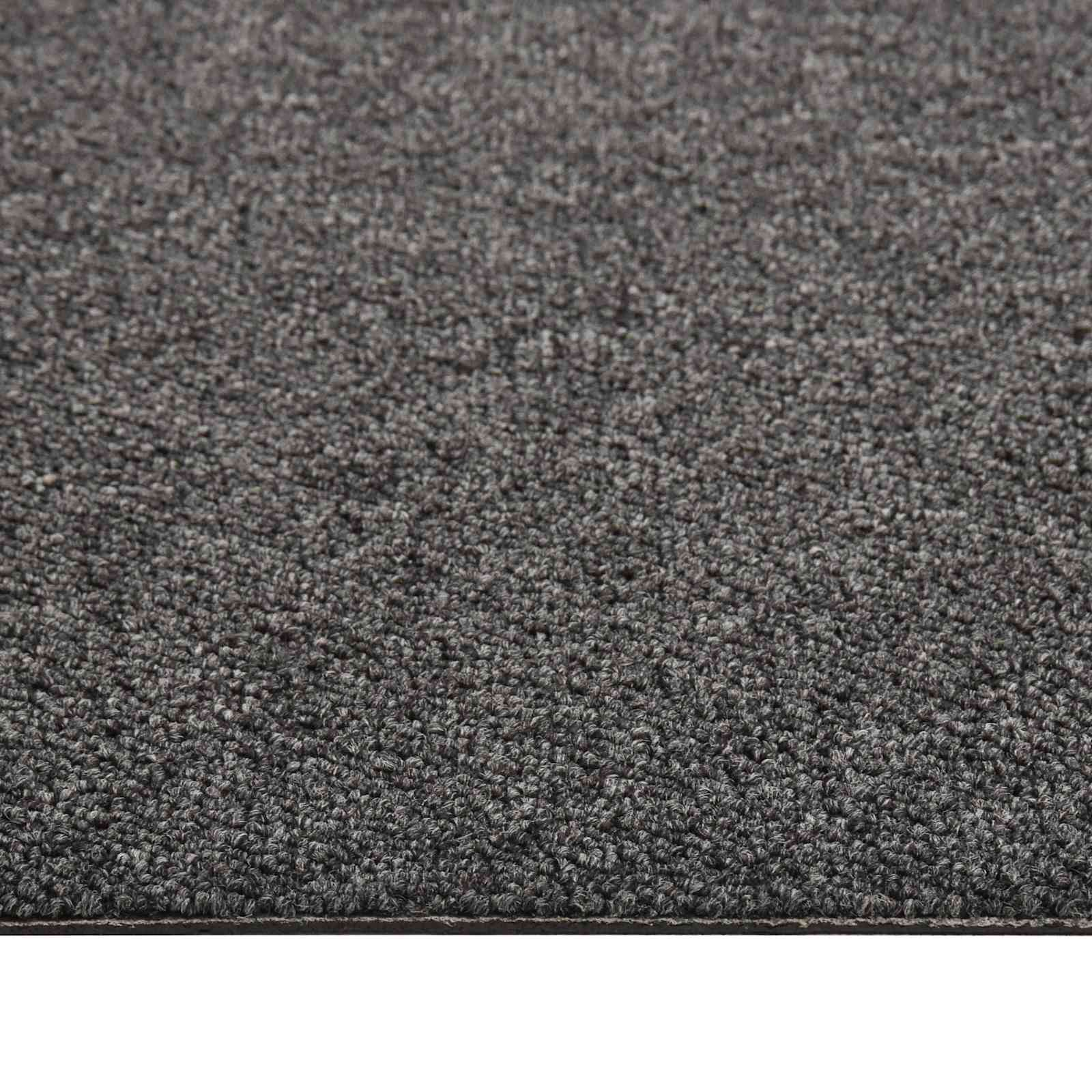 Alfombra 20 pcs Antracita 50 x 50 cm 100% Polipropileno