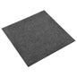 Alfombra 20 pcs Antracita 50 x 50 cm 100% Polipropileno