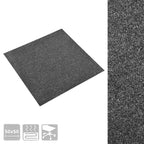 Alfombra 20 pcs Antracita 50 x 50 cm 100% Polipropileno