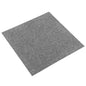 Alfombra 20 pcs Antracita 50 x 50 cm 100% Polipropileno