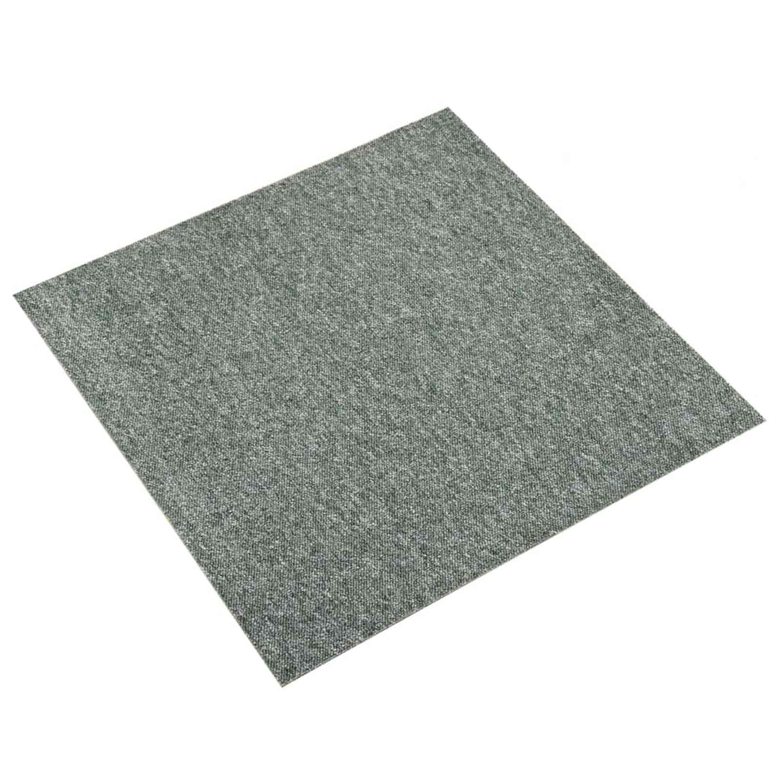 Alfombra 20 pcs Antracita 50 x 50 cm 100% Polipropileno