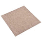 Alfombra 20 pcs Antracita 50 x 50 cm 100% Polipropileno